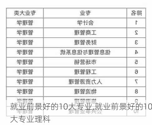 就业前景好的10大专业,就业前景好的10大专业理科-第3张图片-阳光出游网