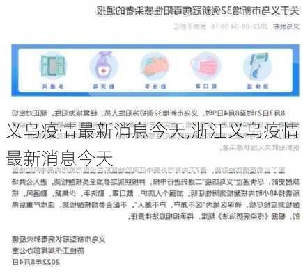 义乌疫情最新消息今天,浙江义乌疫情最新消息今天