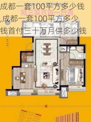 成都一套100平方多少钱,成都一套100平方多少钱首付三十万月供多少钱-第1张图片-阳光出游网