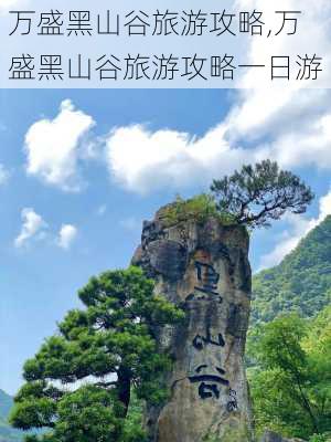 万盛黑山谷旅游攻略,万盛黑山谷旅游攻略一日游-第1张图片-阳光出游网