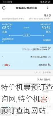 特价机票预订查询网,特价机票预订查询网站-第3张图片-阳光出游网