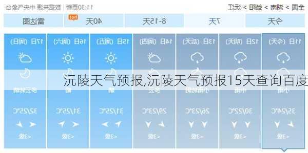 沅陵天气预报,沅陵天气预报15天查询百度-第2张图片-阳光出游网