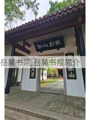 岳麓书院,岳麓书院简介-第3张图片-阳光出游网