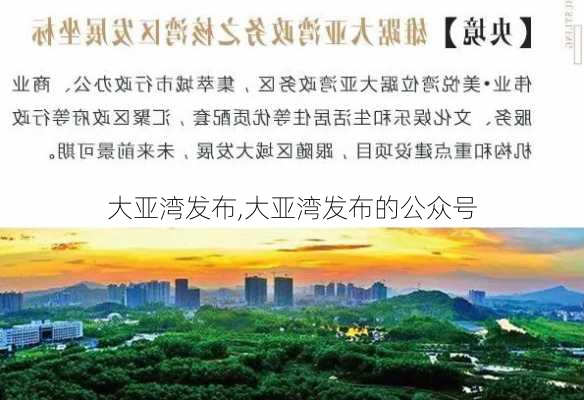 大亚湾发布,大亚湾发布的公众号-第2张图片-阳光出游网