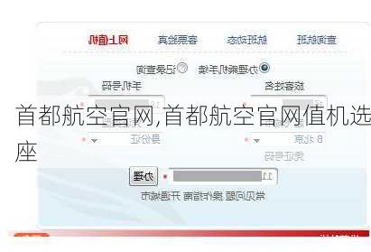 首都航空官网,首都航空官网值机选座-第3张图片-阳光出游网
