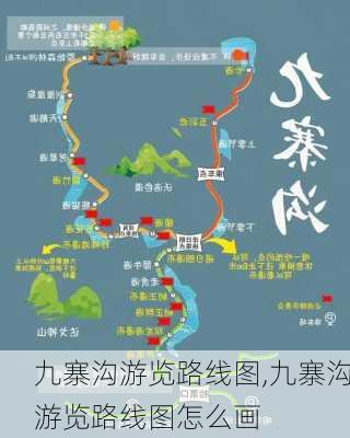 九寨沟游览路线图,九寨沟游览路线图怎么画-第1张图片-阳光出游网