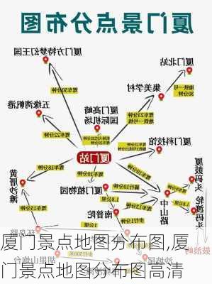 厦门景点地图分布图,厦门景点地图分布图高清-第1张图片-阳光出游网