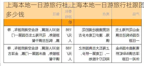 上海本地一日游旅行社,上海本地一日游旅行社跟团多少钱-第1张图片-阳光出游网