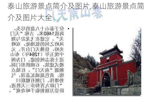 泰山旅游景点简介及图片,泰山旅游景点简介及图片大全-第1张图片-阳光出游网