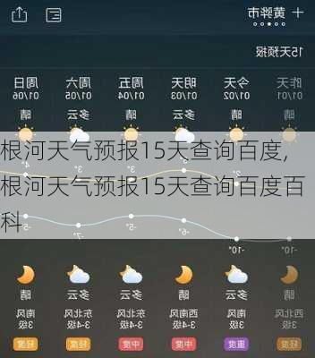 根河天气预报15天查询百度,根河天气预报15天查询百度百科