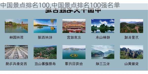 中国景点排名100,中国景点排名100强名单-第2张图片-阳光出游网