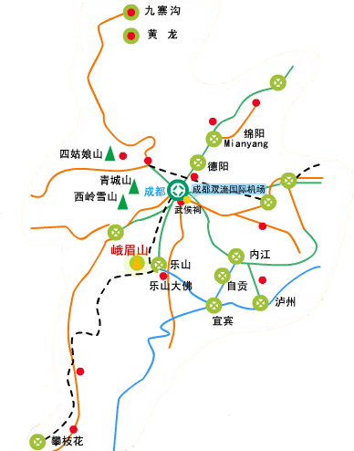 峨眉山在哪个城市,峨眉山在哪个城市哪个区-第2张图片-阳光出游网