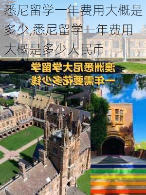 悉尼留学一年费用大概是多少,悉尼留学一年费用大概是多少人民币-第3张图片-阳光出游网