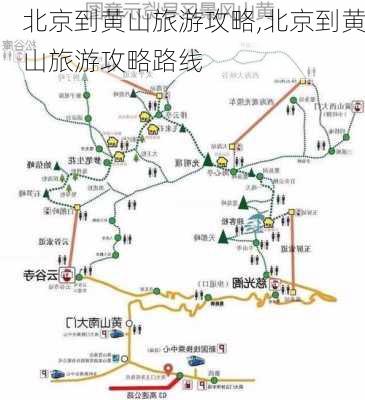 北京到黄山旅游攻略,北京到黄山旅游攻略路线