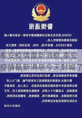 泰安疫情最新消息,泰安疫情最新消息今天封城了-第1张图片-阳光出游网