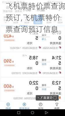 飞机票特价票查询预订,飞机票特价票查询预订信息-第1张图片-阳光出游网