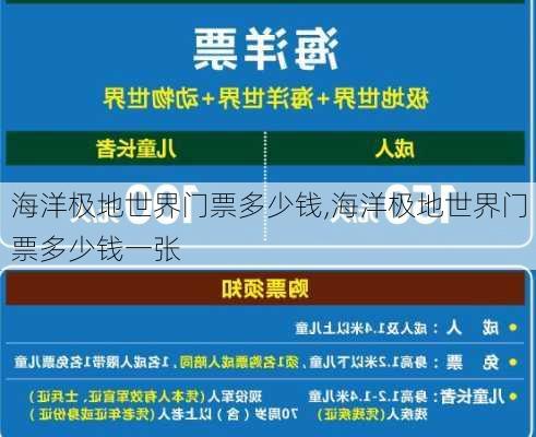 海洋极地世界门票多少钱,海洋极地世界门票多少钱一张-第2张图片-阳光出游网