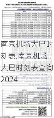 南京机场大巴时刻表,南京机场大巴时刻表查询2024-第3张图片-阳光出游网