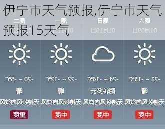 伊宁市天气预报,伊宁市天气预报15天气-第3张图片-阳光出游网