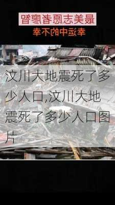 汶川大地震死了多少人口,汶川大地震死了多少人口图片-第2张图片-阳光出游网