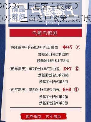 2022年上海落户政策,2022年上海落户政策最新版-第3张图片-阳光出游网