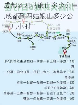 成都到四姑娘山多少公里,成都到四姑娘山多少公里几小时-第3张图片-阳光出游网