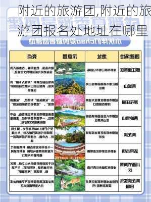 附近的旅游团,附近的旅游团报名处地址在哪里-第2张图片-阳光出游网