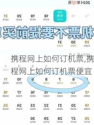 携程网上如何订机票,携程网上如何订机票便宜